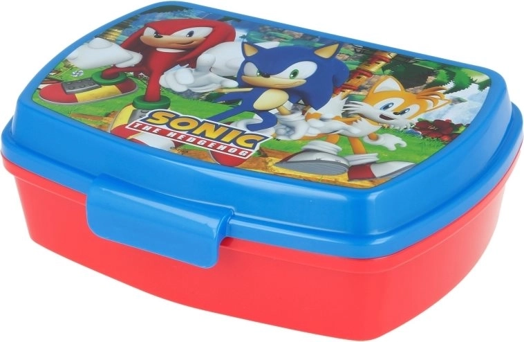 Kids’ snack box SONIC blue‑red 750 ml