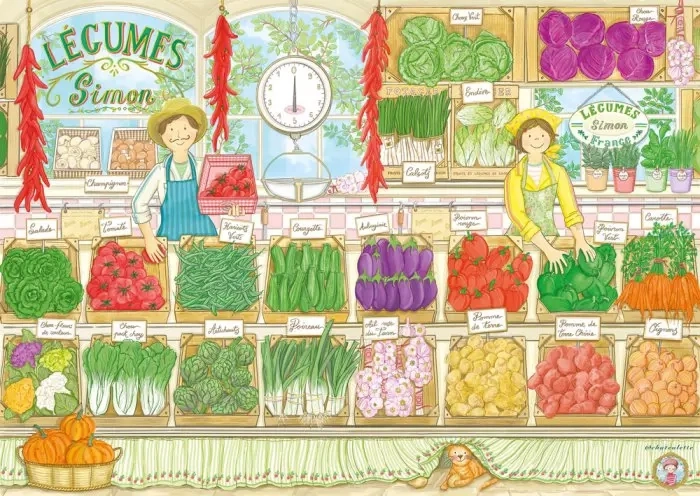Magnolia puzzle Simon’s Greengrocer 1000 pieces