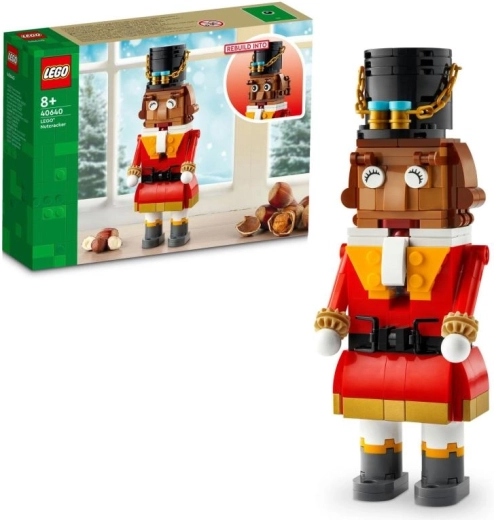 LEGO Лешникотрошачка – коледна строителна игра за декоративна фигурка