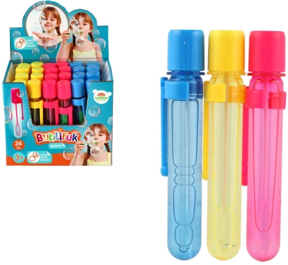Mini gel bubble solution 20 ml (12 cm, 3 colors) - 1 piece