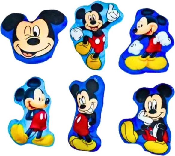 Plush Mickey Mouse mini pillow 15 cm (assort) - 1 piece
