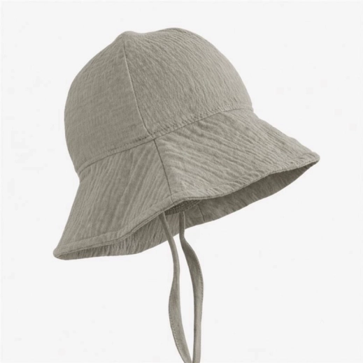 New Baby Infant Muslin Sun Hat from Cotton Canvas 68 (4–6 months)