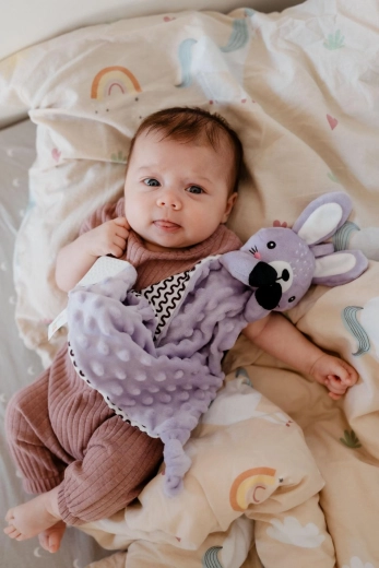 Успокояващ минки материал с 3D точици