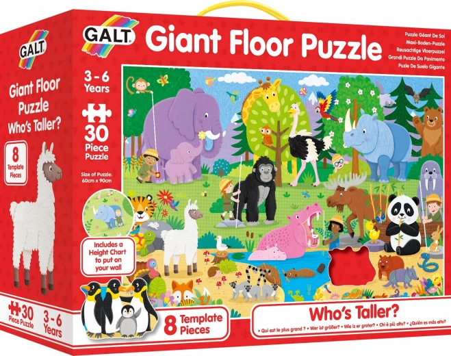 Galt Giant Floor Puzzle Who Is Taller? 30 Pieces