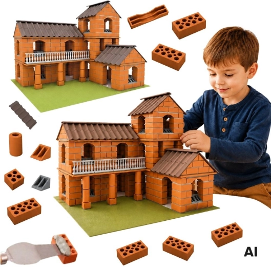 WOOPIE villa building set 461 pieces