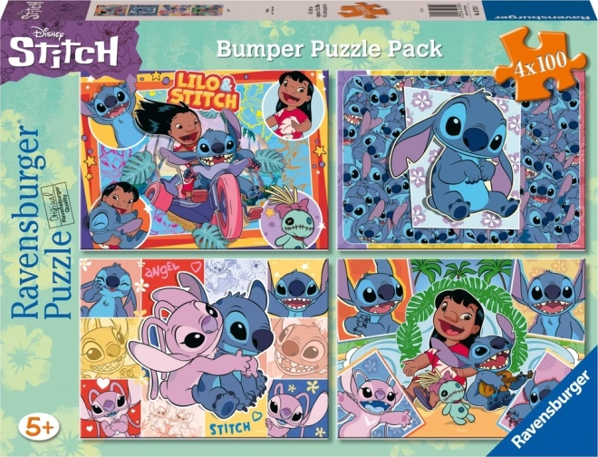Пъзел Disney Stitch 4x100 части
