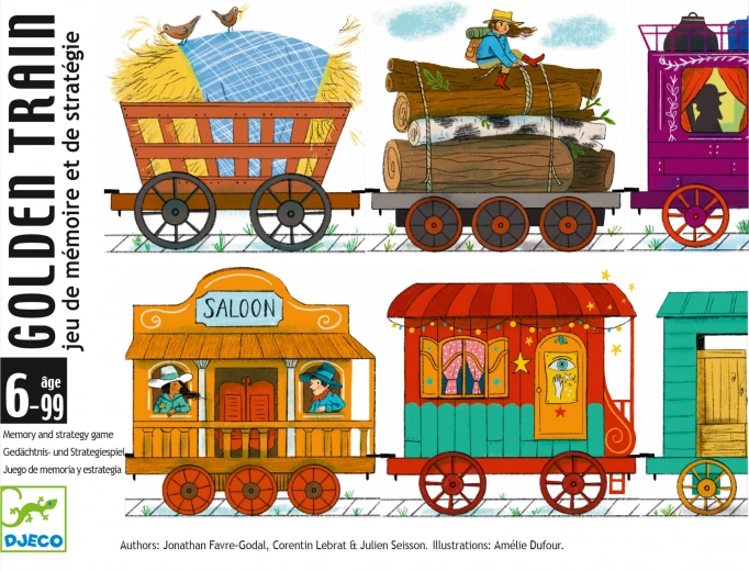 Card Game Golden Train DJECO