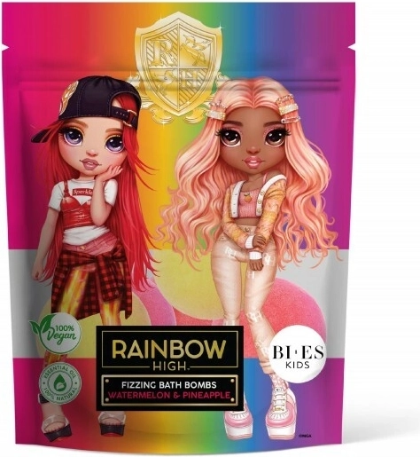 Шумящи бомби за вана Rainbow High диня и ананас 6×55 g