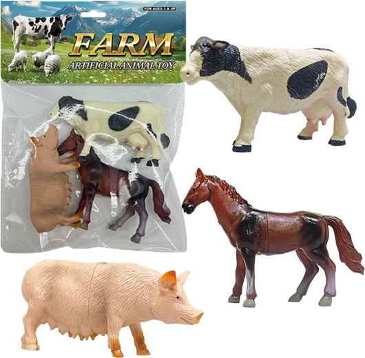 Farm Animal Figurine Set (3 pcs)