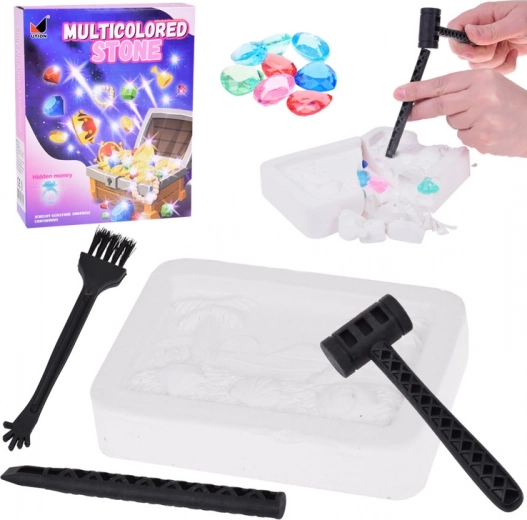 Archaeology Set for Kids – Gemstone Excavation Jokomisiada
