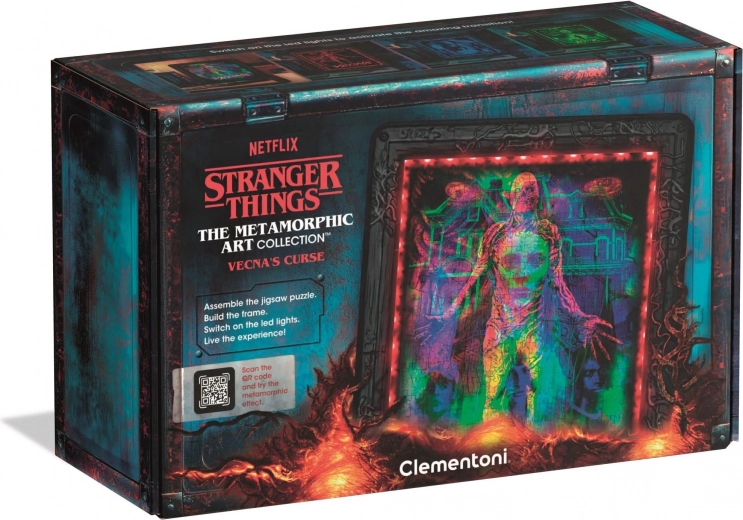 Clementoni светещ метаморфен пъзел Stranger Things: Проклятието на Векна, 520 части