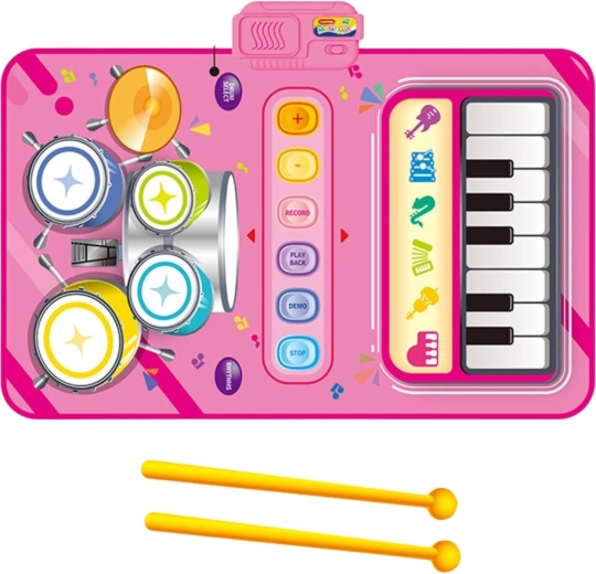2-in-1: piano and drums for endless fun