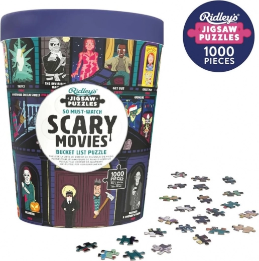 Пъзел RIDLEY’S GAMES Bucket List: 50 страшни филма – 1000 части