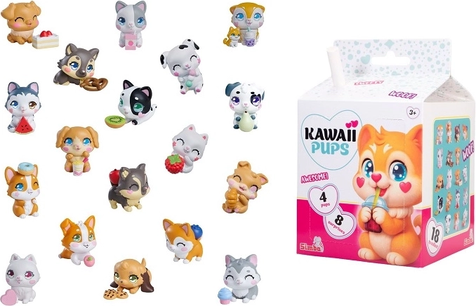 SMBA kawaii dogs set (4 pcs)