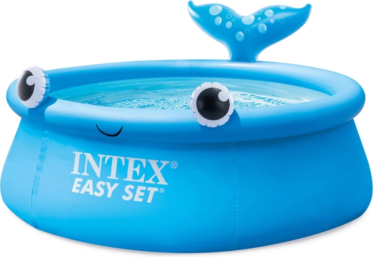 Intex Jolly Whale Inflatable Children's Pool with Whale Design