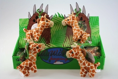 Plush Giraffe Keychain