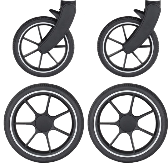 Rubber wheels for stroller Petite&Mars Street2 RWS – set of 4 pcs