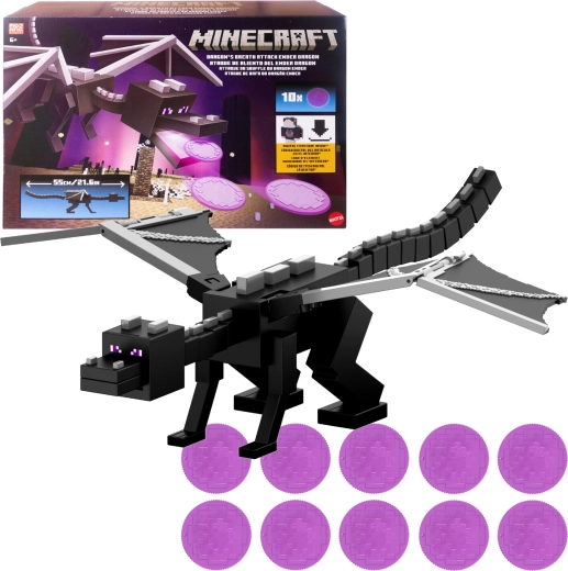 Minecraft Ender дракон – атака „Драконов дъх“ 55 см