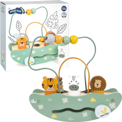 small foot Safari Motor Skills Maze with Rocking Base