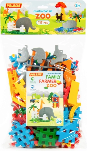 Build your own zoo with 117 pieces