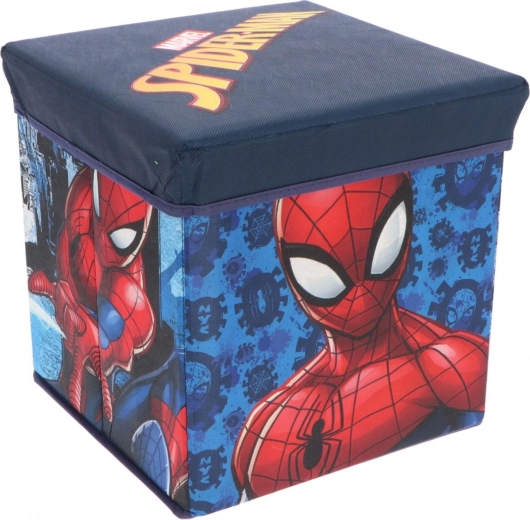 Cozy Noxxiez сгъваема кутия за съхранение и табуретка SPIDERMAN 30 × 30 × 30 см