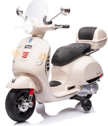 Електрически детски скутер Milly Mally Vespa GTS Super бял