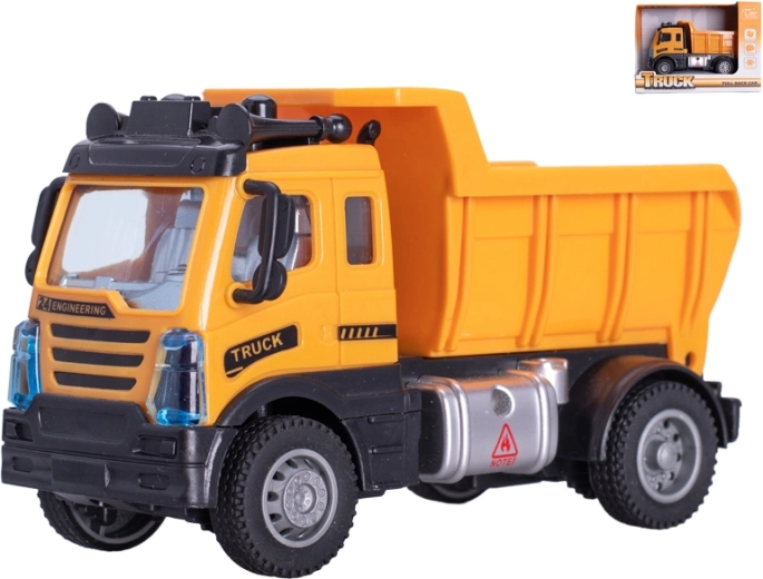 Construction Dump Truck 13 cm with Pull-Back