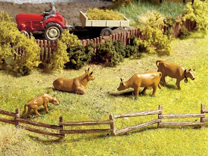 NOCH Paddock Fence – set of 12 sections, length 100 cm (H0)