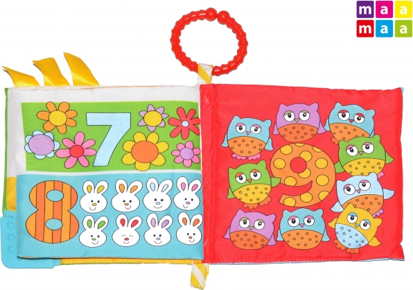 Текстилна книжка за бебета 15 × 15 см