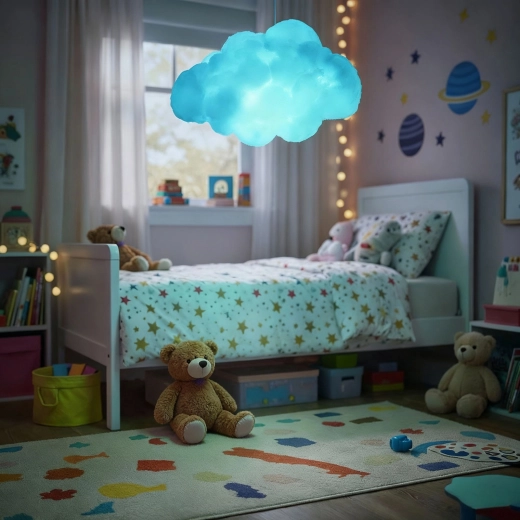 Soft cloud as an original decoration