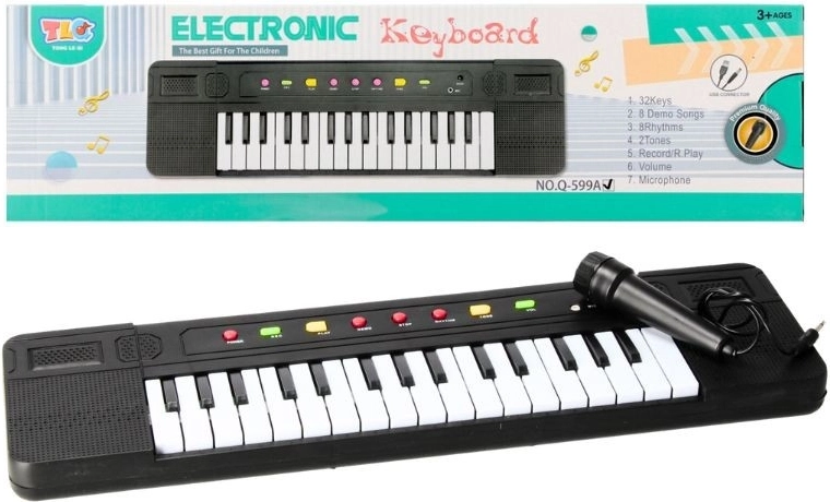 Electronic Piano with Microphone for Children