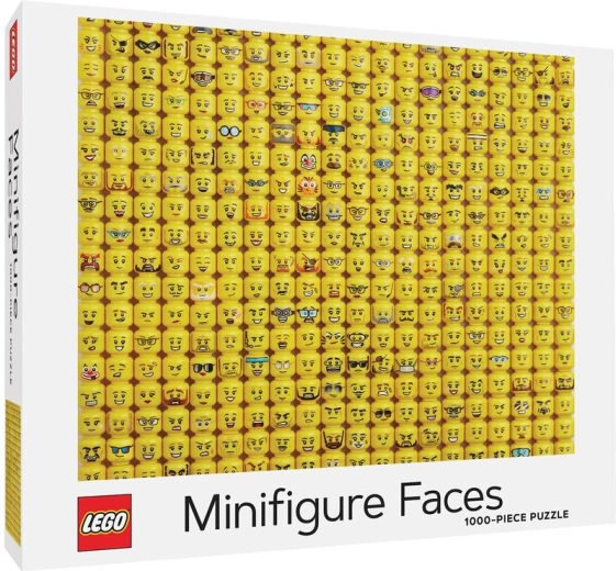 Chronicle Books LEGO лица на минифигурки пъзел 1000 части