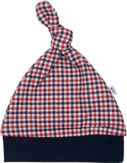 Cotton Baby Hat NEW BABY Checkered 74 (6–9 months)