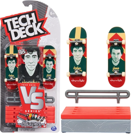 Tech Deck VS Series Chocolate комплект фингърбордове с препятствие 2 бр.