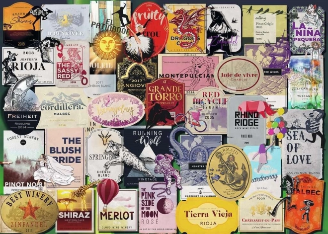 Ravensburger Puzzle Wine Labels 1000 pieces