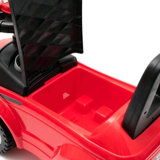 Storage space under the seat