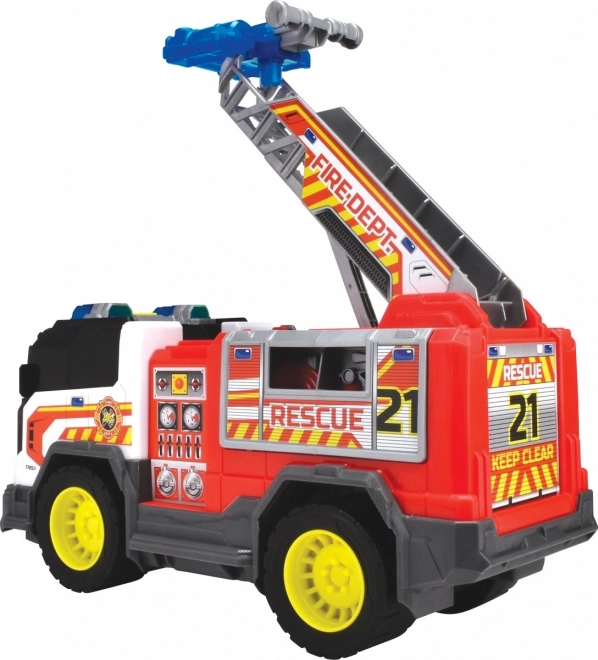 Extendable ladder and shooting cannon