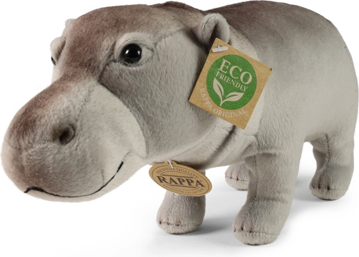 Плюшен хипопотам 32 см eco-friendly RAPPA