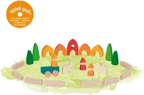 My little village – дървен конструктор goki Evolution