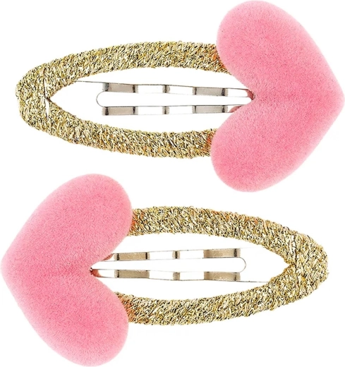 Souza! Aty Hair Clips with Hearts - 2 pcs