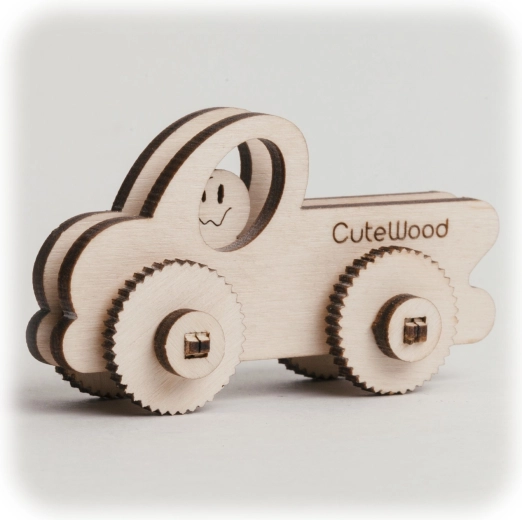 CuteWood дървен 3D пъзел Pick-up