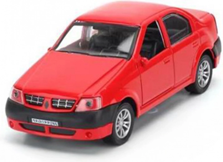 Metal car with light and sound