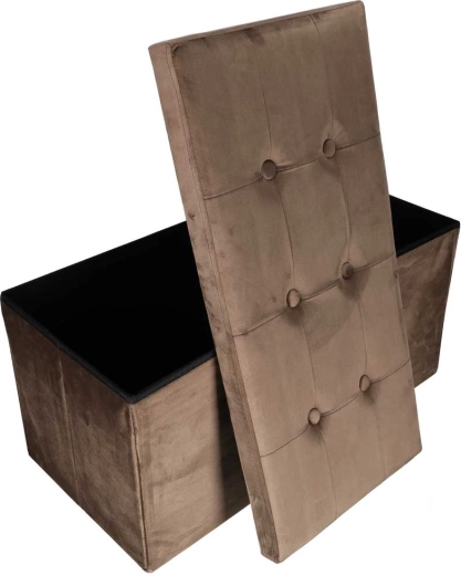 Storage space hidden under the lid