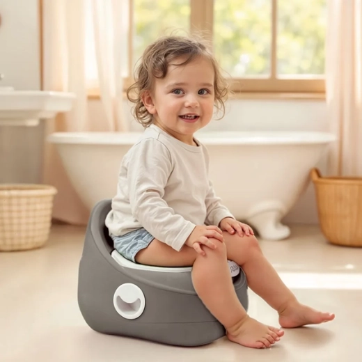 Stable construction and a child-friendly toilet shape