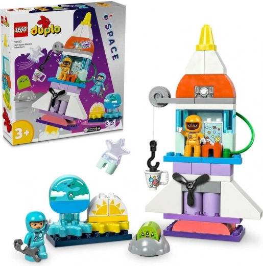 LEGO® DUPLO® 10422 Космическо приключение с космическа совалка 3 в 1