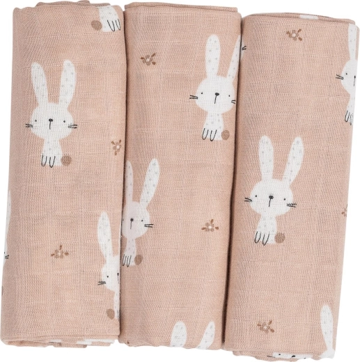 FreeON Bubaba cloth diapers beige bunnys - 3 pcs