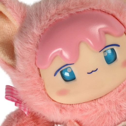 Cute expression thanks to the rubber face