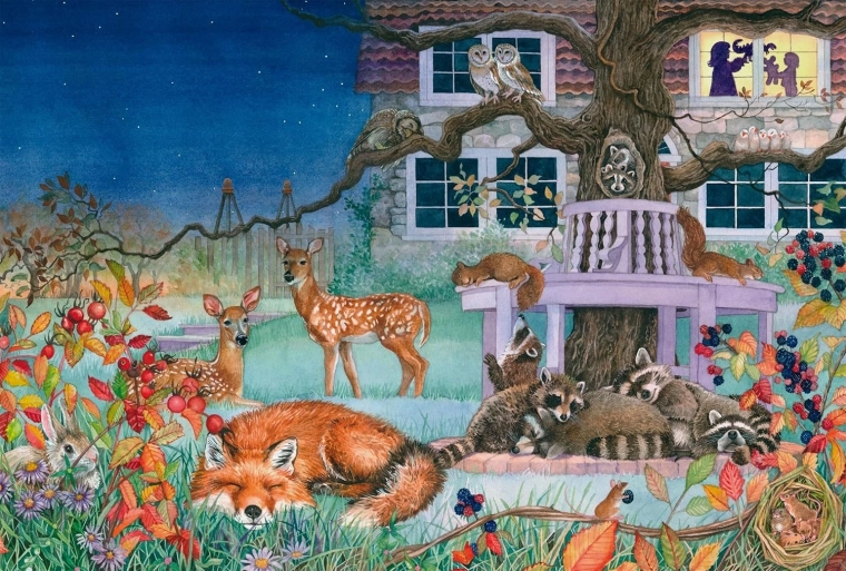 Puzzle Night Visit 100 Pieces SCHMIDT