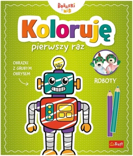 My First Coloring: Robots – children’s coloring book