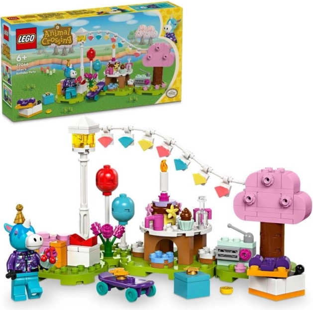 LEGO® Animal Crossing™ 77046 Джулиан и празнуване на рожден ден